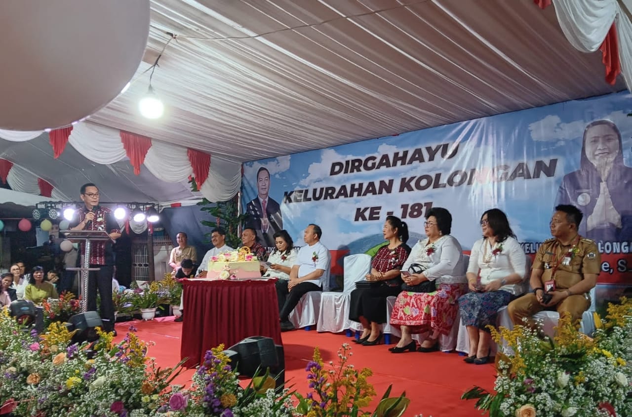 Hadiri HUT ke-181 Kolongan, Caroll: Jaga Persatuan 