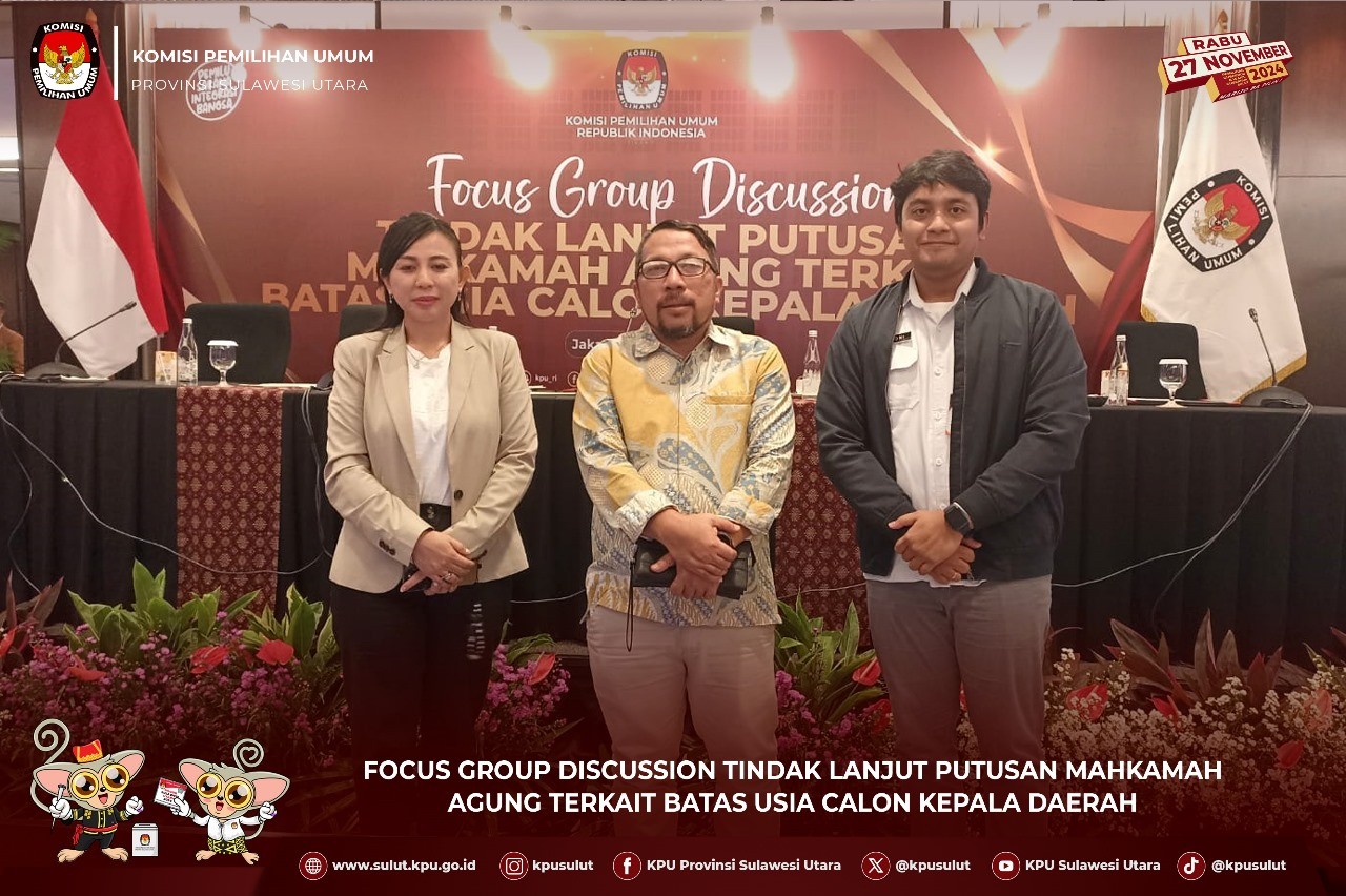 Saelangi Hadiri FGD Tindak Lanjutan Putusan MA Terkait Batas Umur Calon Kepala Daerah