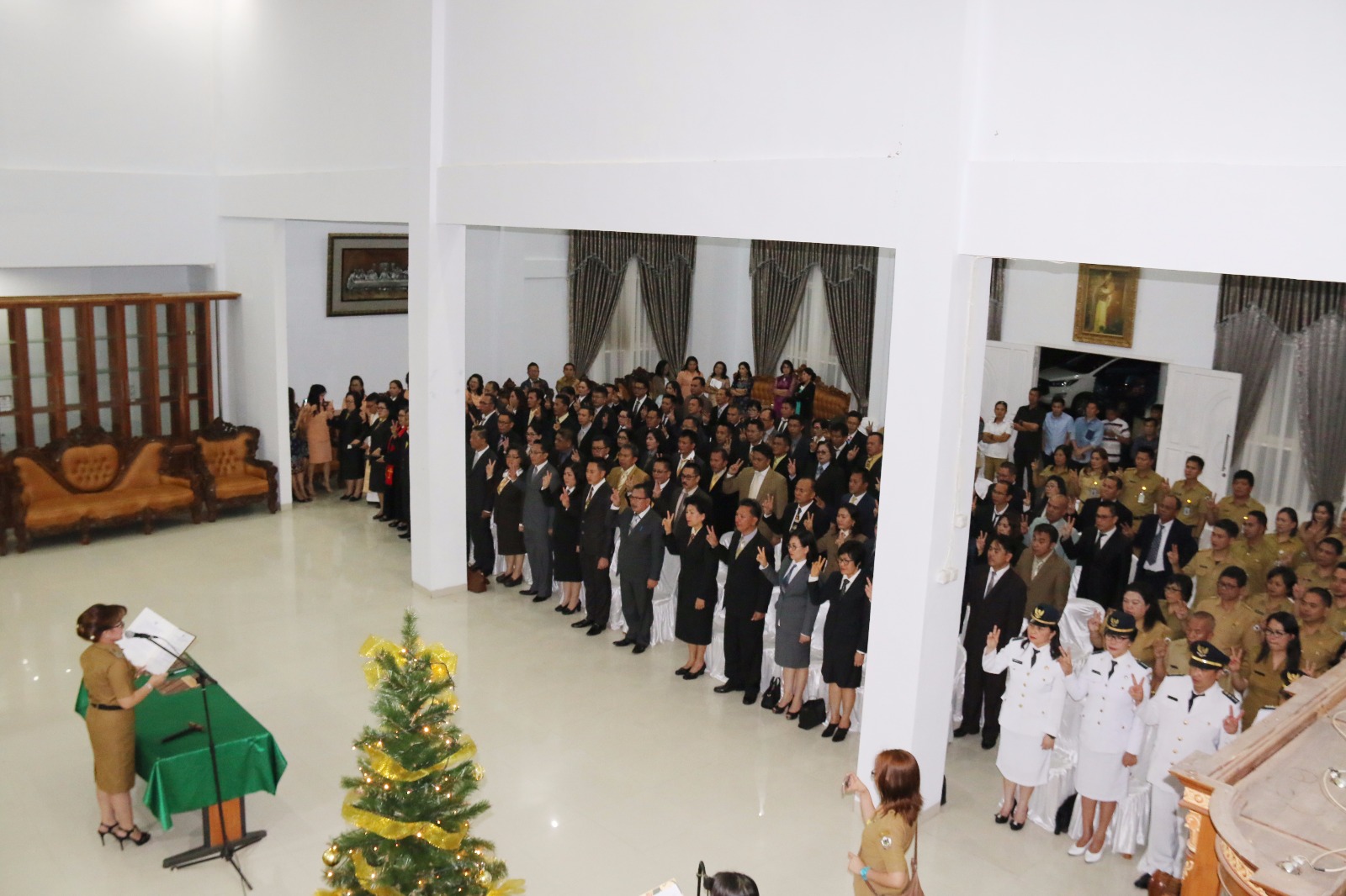 Sah! SAS Lantik Pejabat Baru Pemkot Tomohon