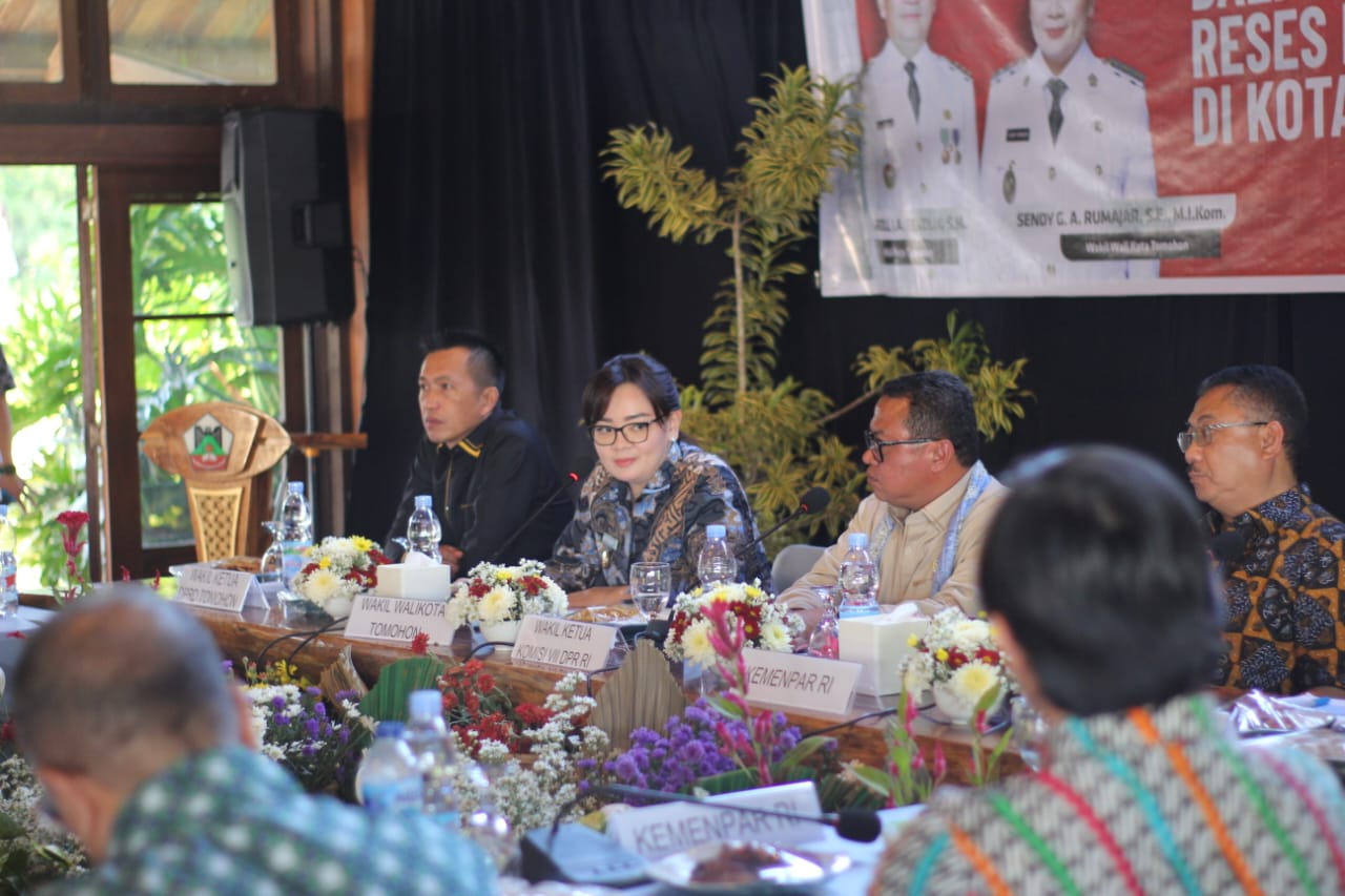 Sendy Rumajar Terima Kunker DPR RI di Tomohon