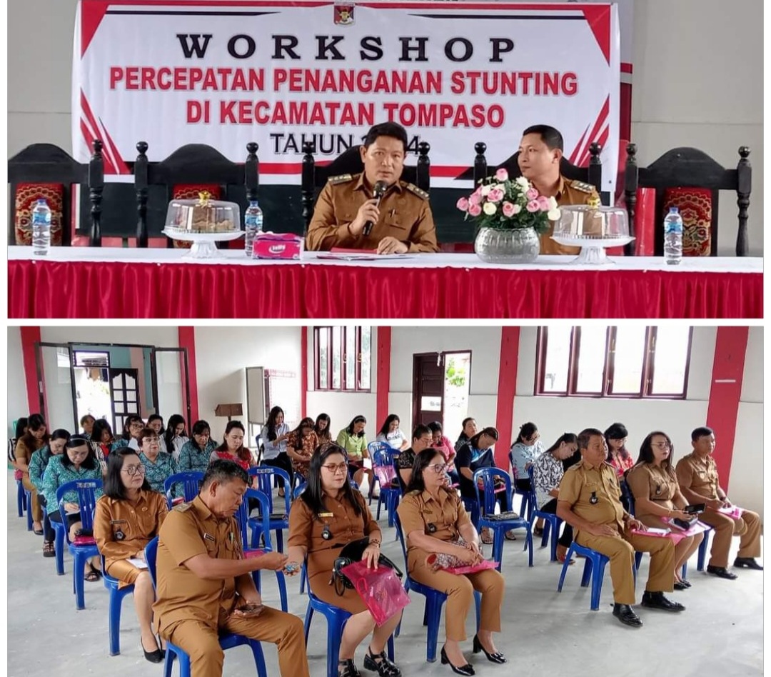 Hadiri Workshop di Tompaso, Bupati Minahasa Minta Kumtua Rutin Lakukan Identifikasi Berbagai Kasus Stunting 