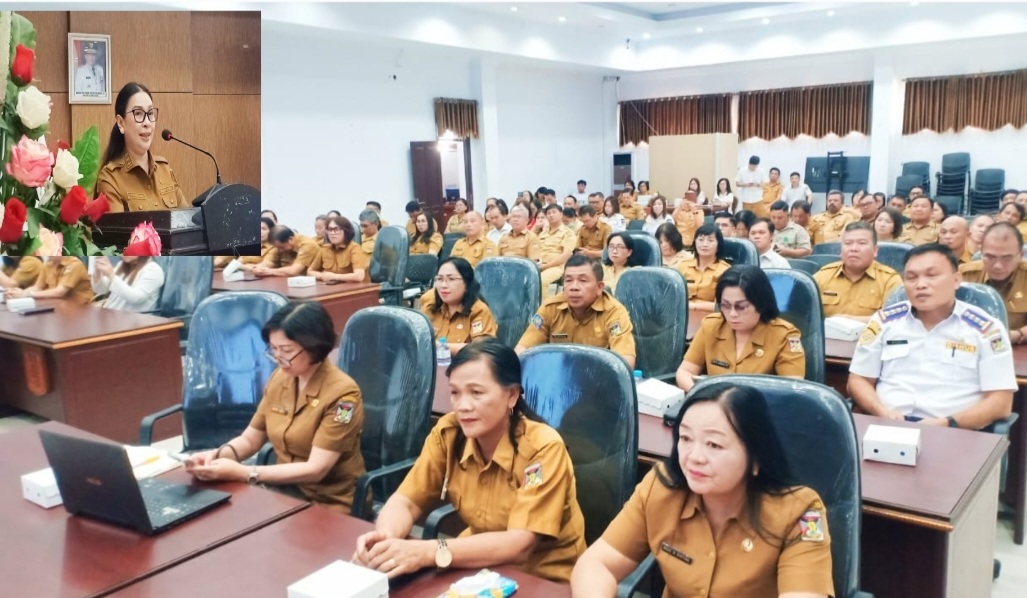 Sosialisasikan Perbup Nomor 3 Tahun 2025, Wabup Vasung Sampaikan Hal Ini Kepada Pejabat Minahasa