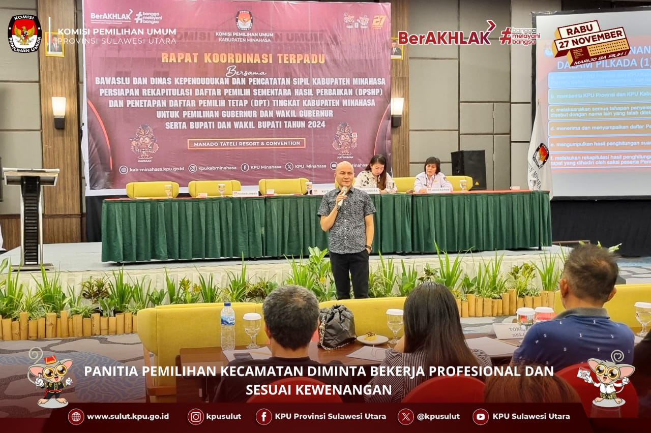 Tinangon Minta PPK Bekerja Profesional 