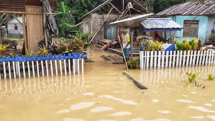 Hujan Lebat, Rumah Warga Boltim Terendam Banjir