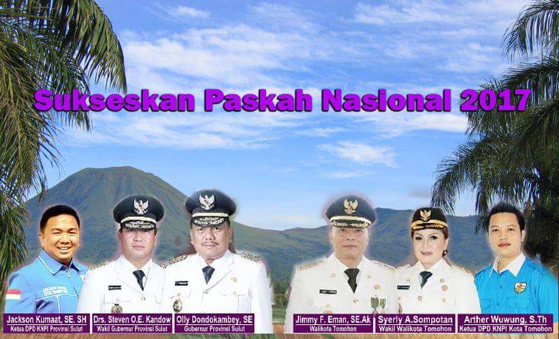 Wuwung: KNPI Tomohon Siap Sukseskan Paskah Nasional 2017