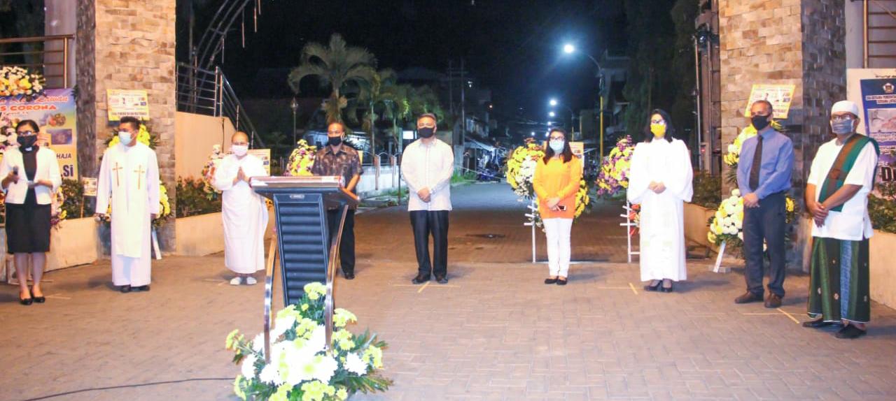 Pemerintah dan Masyarakat Kota Tomohon Gelar Doa Lintas Agama 