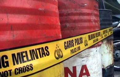 Oknum Polisi di Bitung Ketahuan Timbun Solar