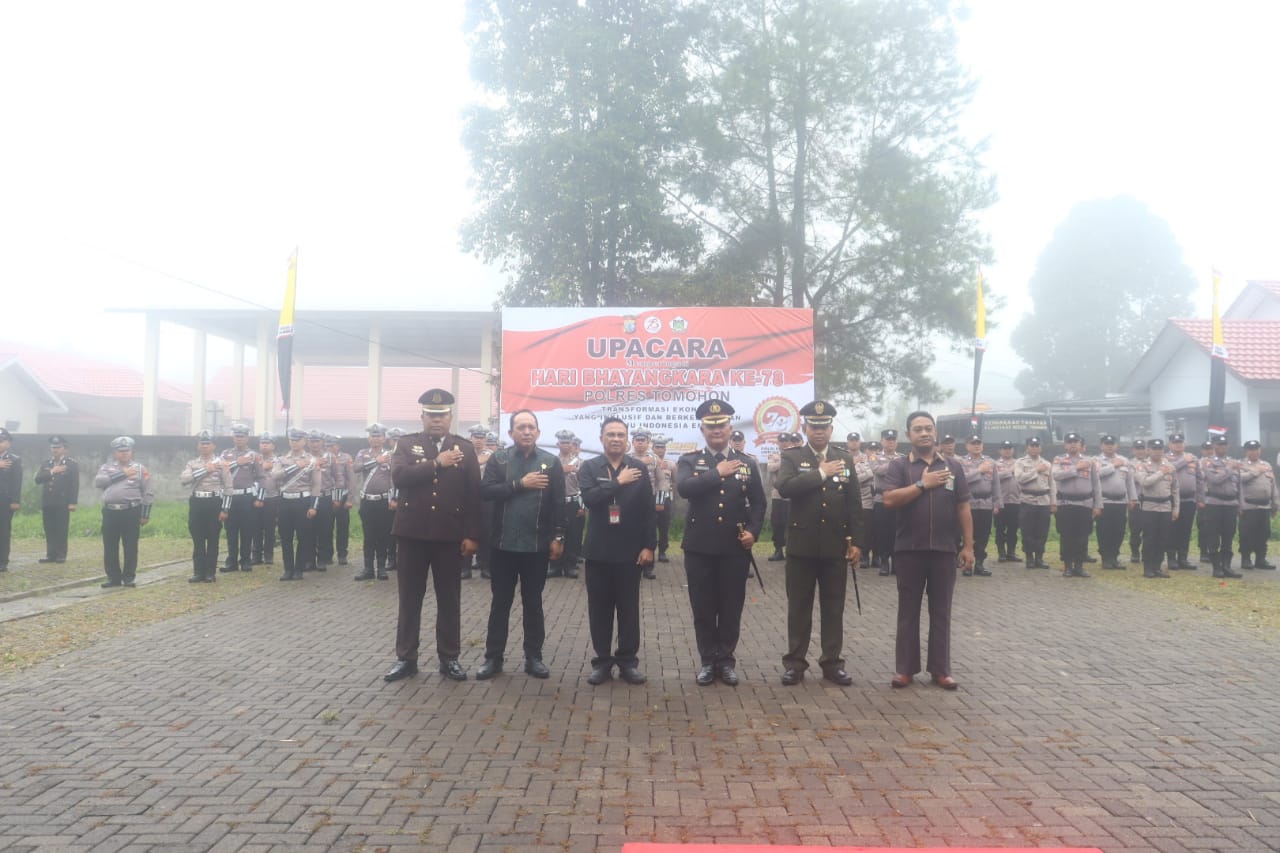 Lapangan Kantor Wali Kota Lokasi Upacara HUT Polri ke-78