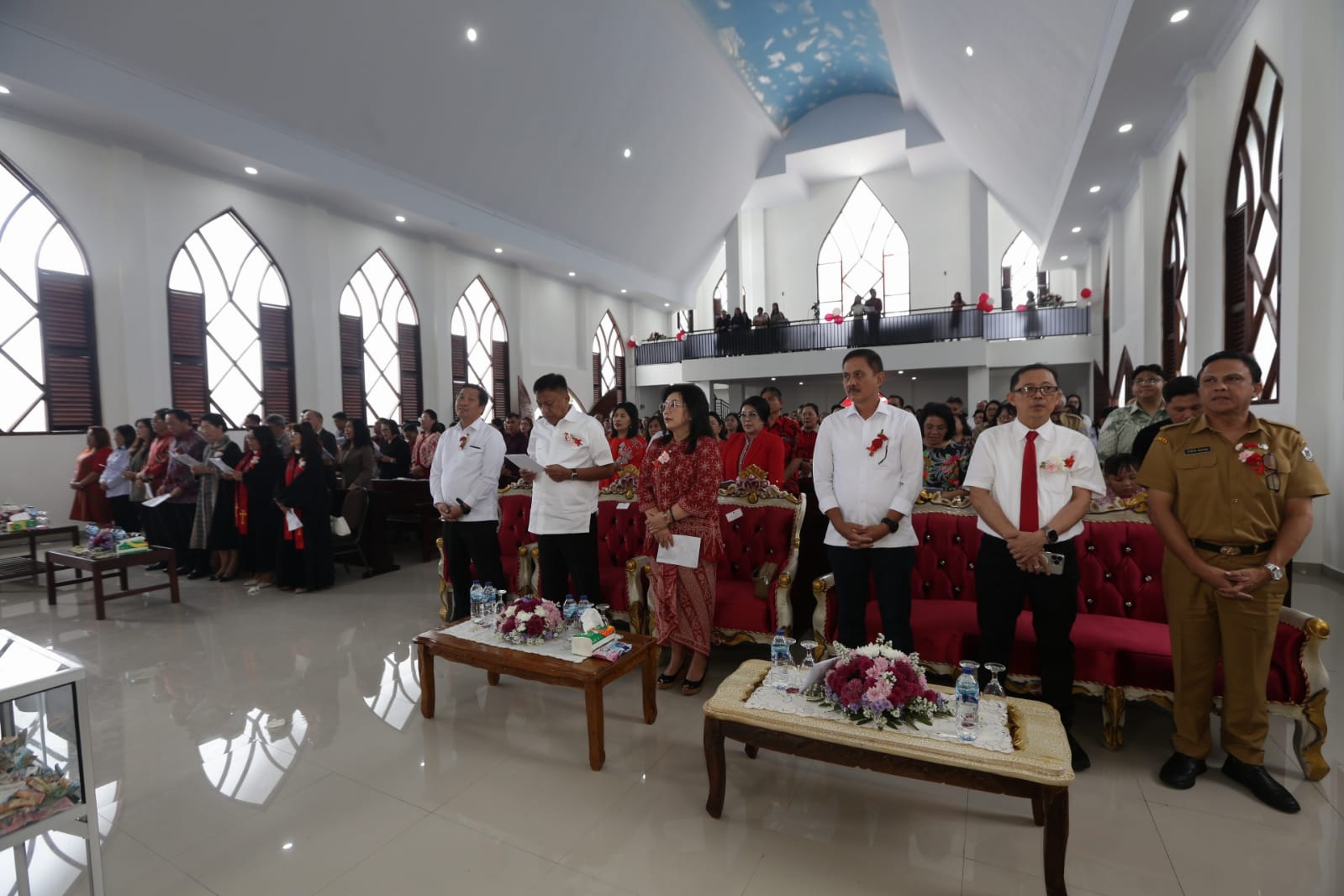 Sekda Roring Hadiri Peresmian Jemaat GMIM Rut Woloan Satu