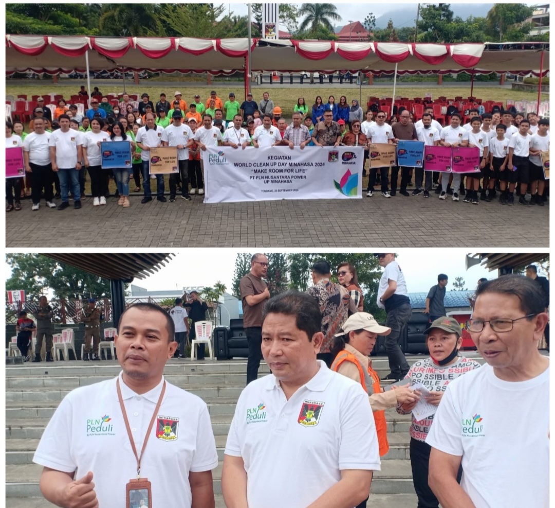 Penjabat Bupati Jemmy Kumendong Buka Kegiatan World Clean Up Day