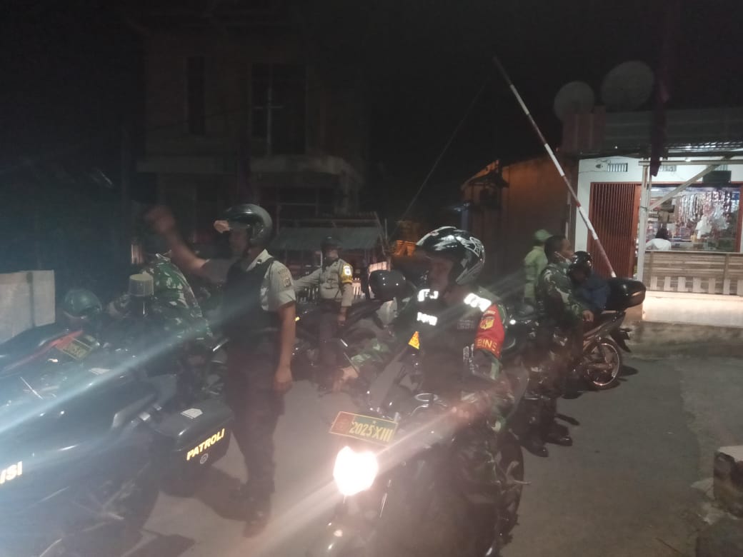  Hadapi Covid-19, TNI-POLRI dan Pemerintah Kecamatan Kema Bergerak Bersama
