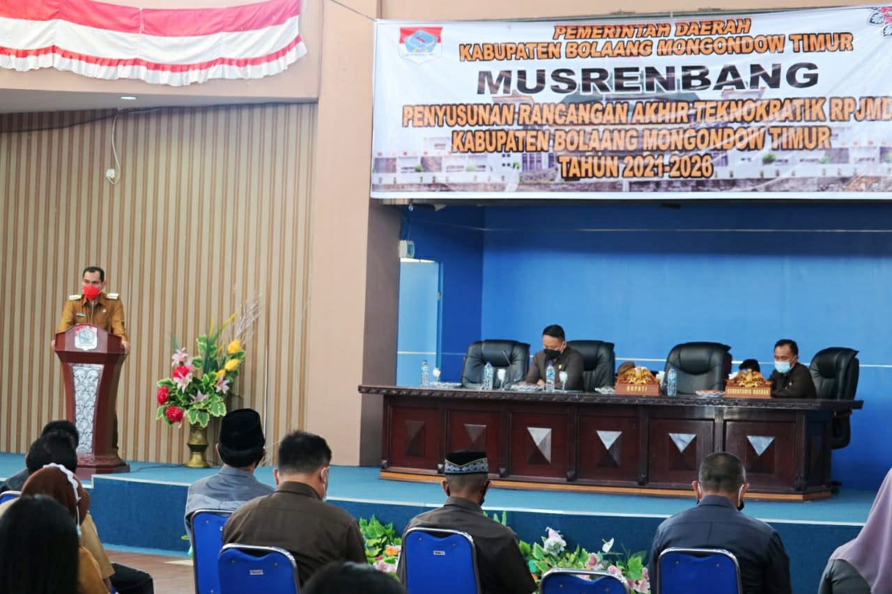Pemkab Boltim Gelar Musrenbang Rancangan Akhir Teknokratik RPJMD Tahun 2021-2026