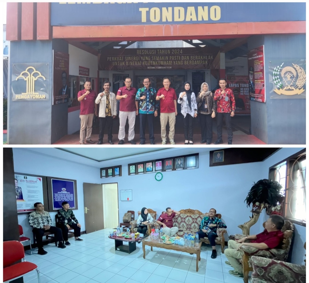 Tinjau Pos Pengaduan HAM, Diryankoham Kunjungi Lapas Tondano