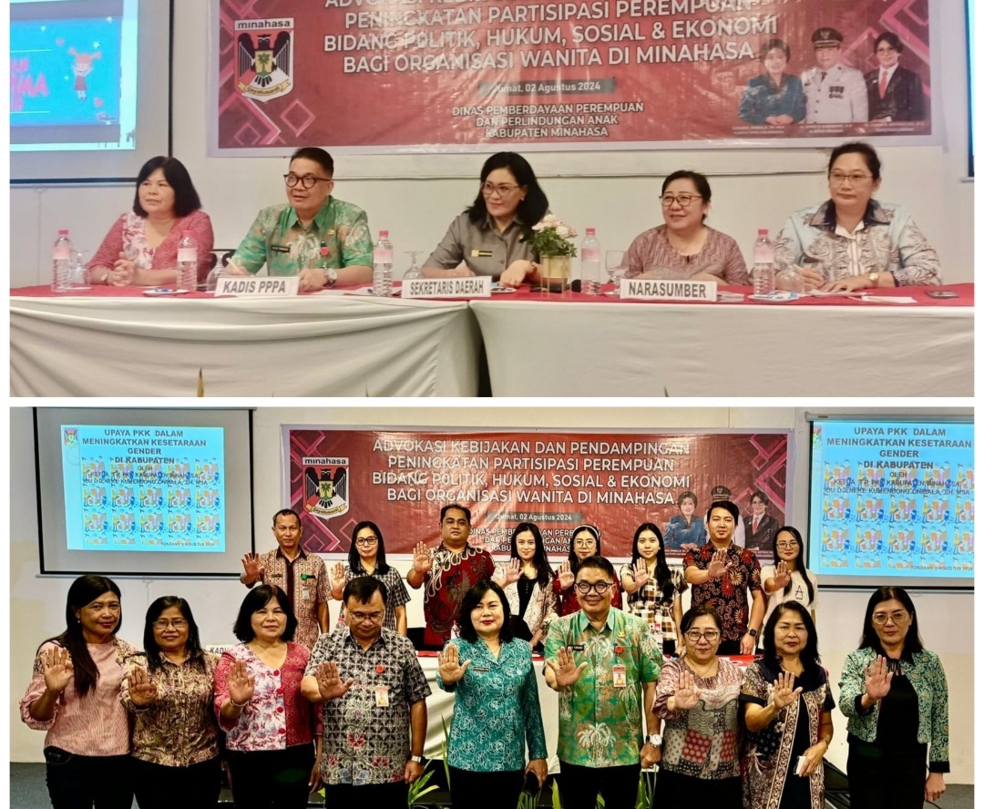 Sekda Watania Buka Sosialisasi Advokasi bagi Organisasi Wanita Minahasa