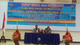 Karo Perencanaan Polda Sulut Supervisi Soal Administrasi Usulan Belanja Modal 2018