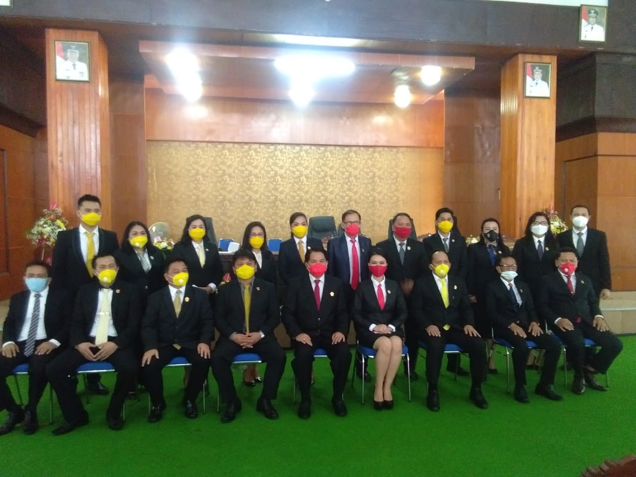 Wongkar Resmi Duduk di Gedung Dewan Tomohon