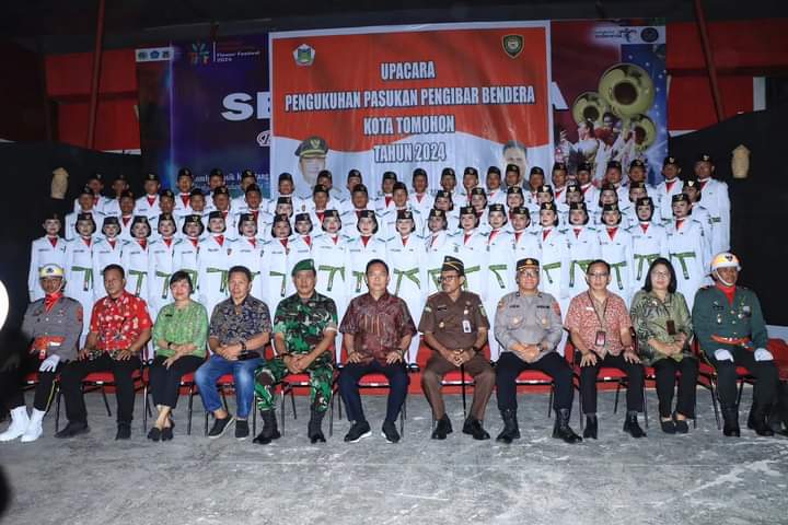 Paskibraka Tomohon Dikukuhkan, Caroll: Tunaikan Misi Mulia