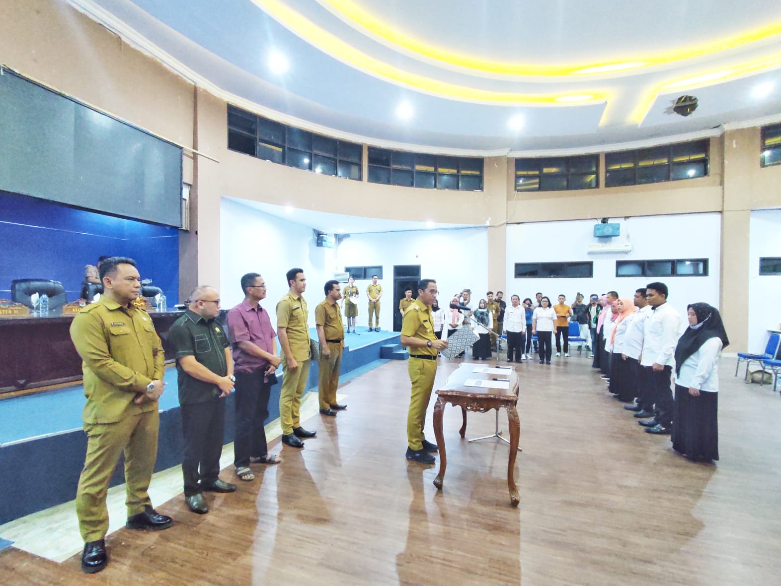 Penyegaran, Bupati Sachrul Lantik Pejabat Pengawas dan Fungsional 