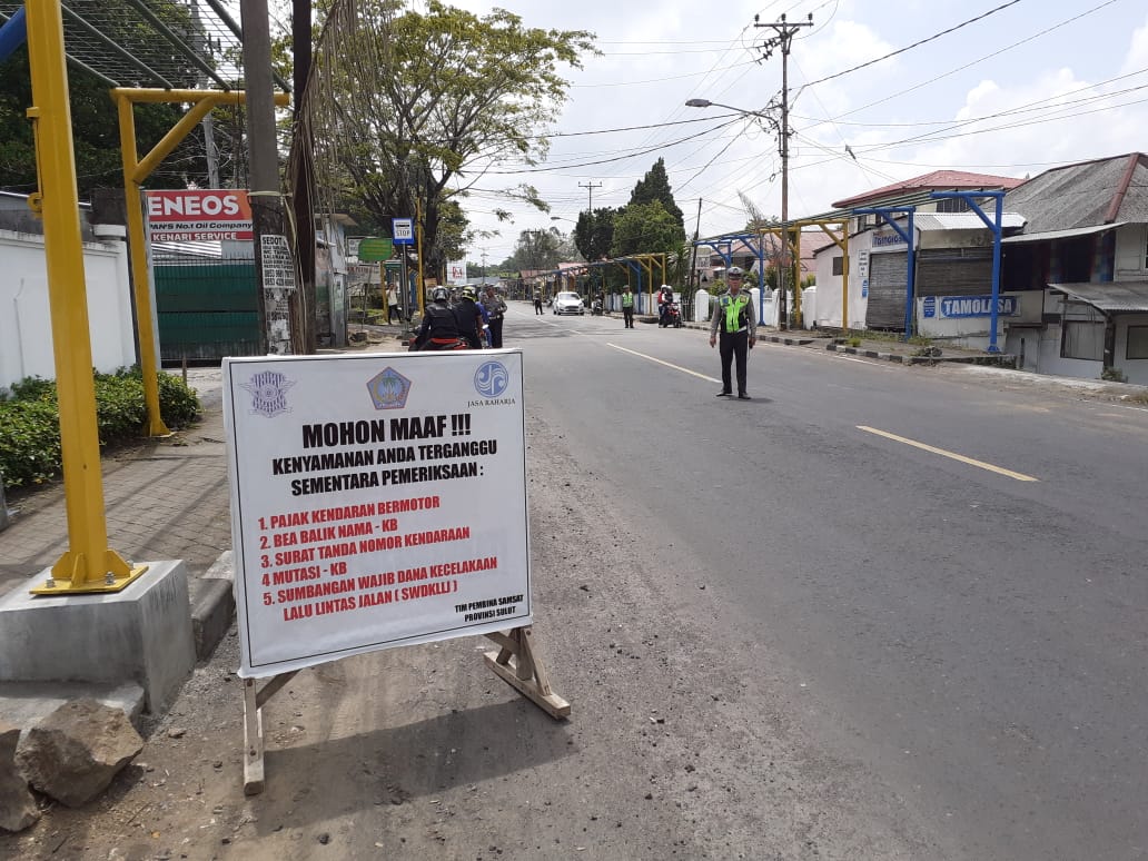 Satlantas Polres Tomohon Gelar Operasi