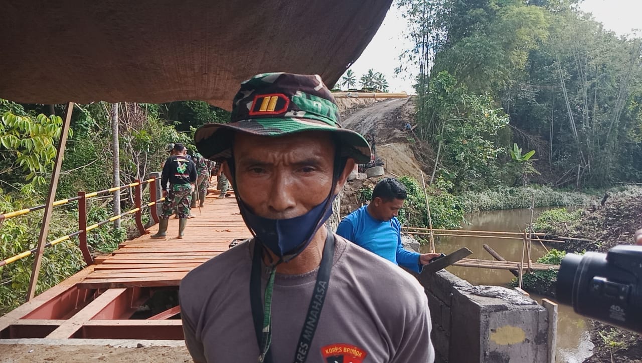 Iptu Suratinoyo Optimis Pekerjaan Rehab Jembatan Selesai Tepat Waktu