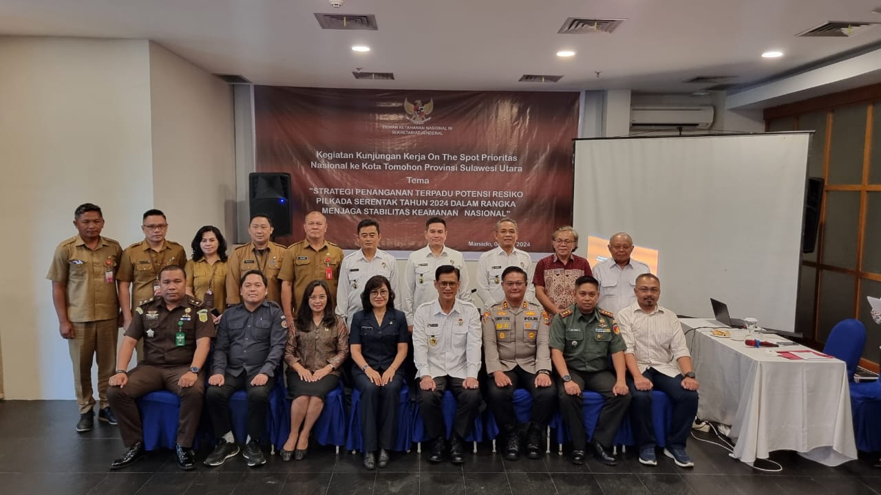 Bina Ketahanan Nasional, Pemkot Tomohon Bersinergi Dengan Wantannas