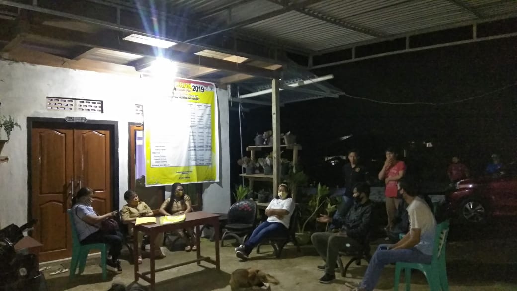 Terkait Penyaluran BLT-DD, BPD dan Puluhan Warga Tonsa Sambangi Kantor Hukum Tua