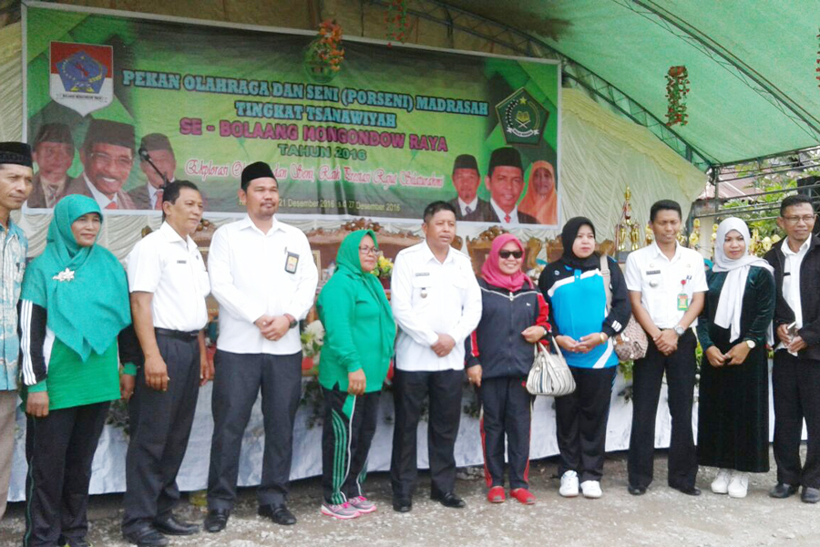 Gumalangit Buka Porseni Tingkat Tsanawiyah Se-Bolmong Raya