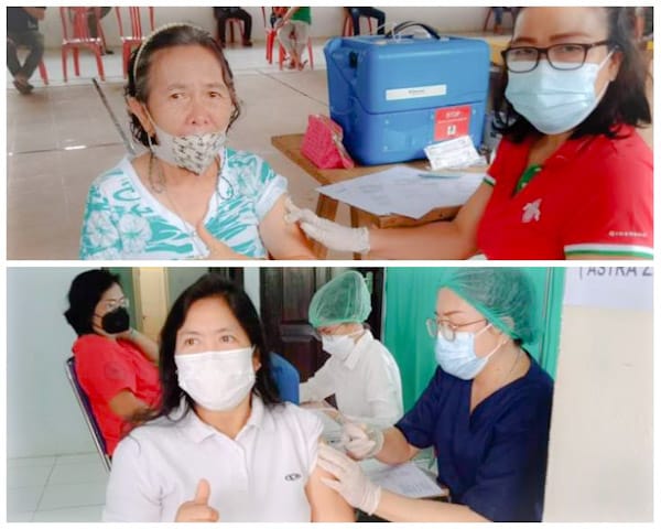 Pemdes Ranotongkor Giat Edukasi Vaksinasi