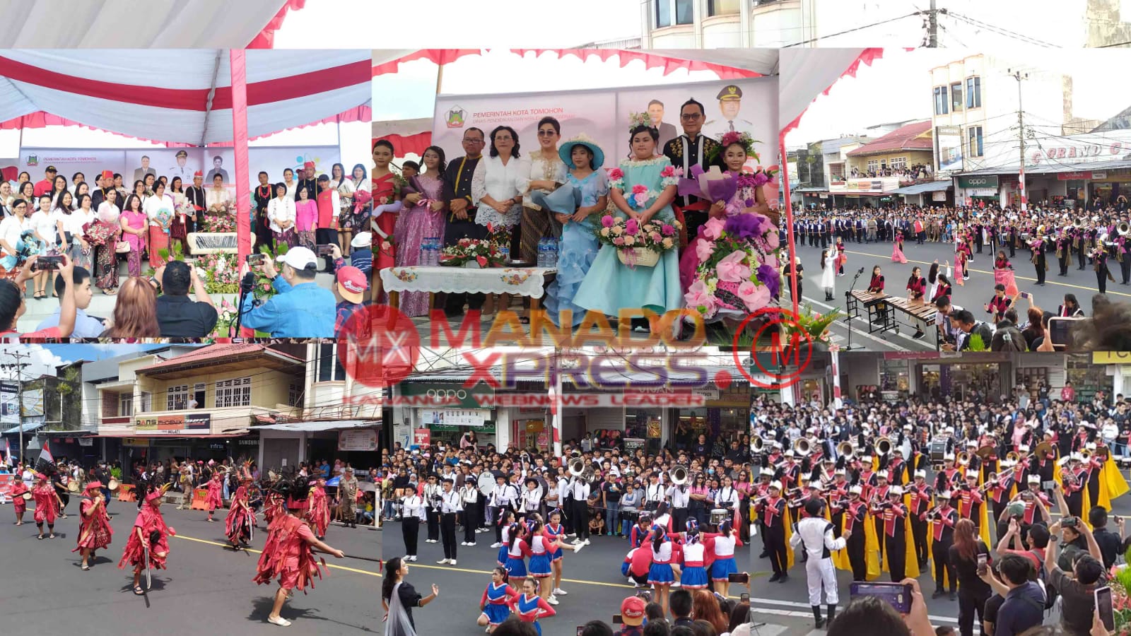 Semarak Defile Hardiknas 2024 di Kota Tomohon Spektakuler