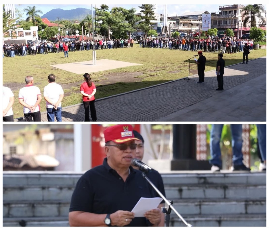 Pimpin Apel Kerja Bakti, Bupat RD Gaungkan Gerakan Sadar Sampah