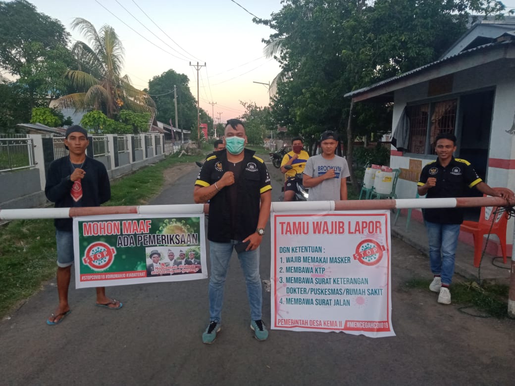 Antisipasi Covid-19, Kema II Berlakukan Buka-Tutup Jalan