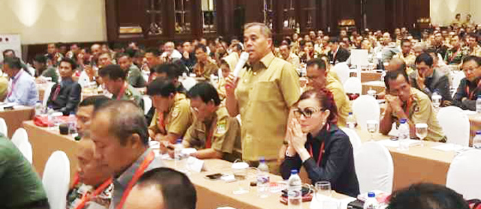 Hadiri Rakornas Penanganan Konflik Sosial, Bupati JWS Ajukan Usul Brilian