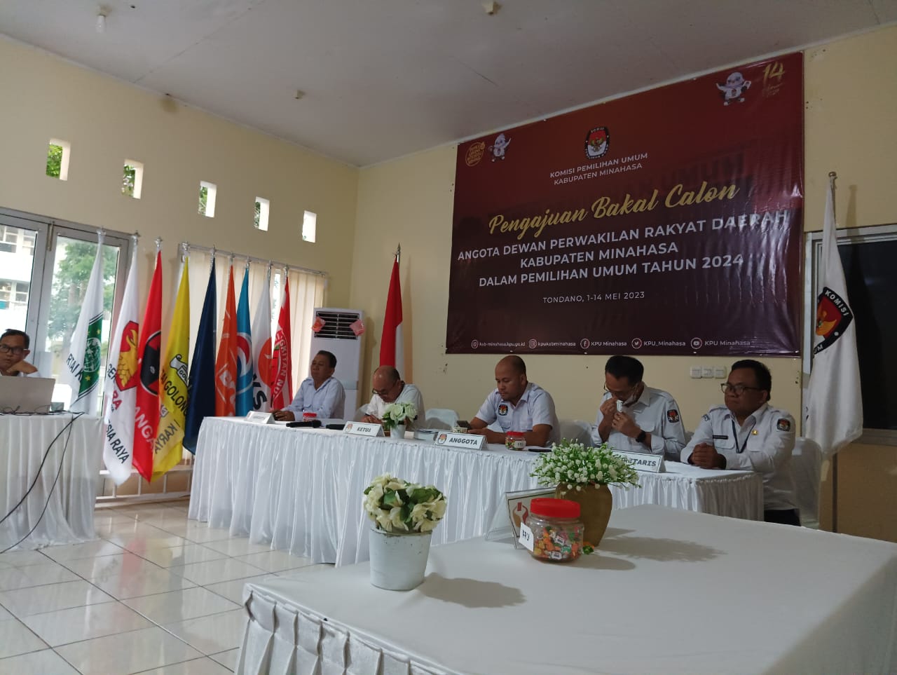 Malonda Buka Pendaftaran Bakal Calon Anggota DPRD Pemilu Serentak 2024