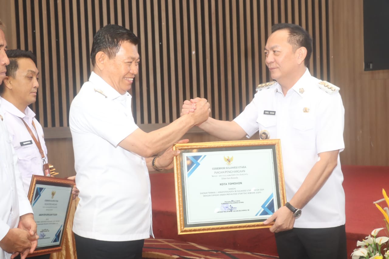 Tomohon Daerah Terbaik 1 Turunkan Prevalensi Stunting