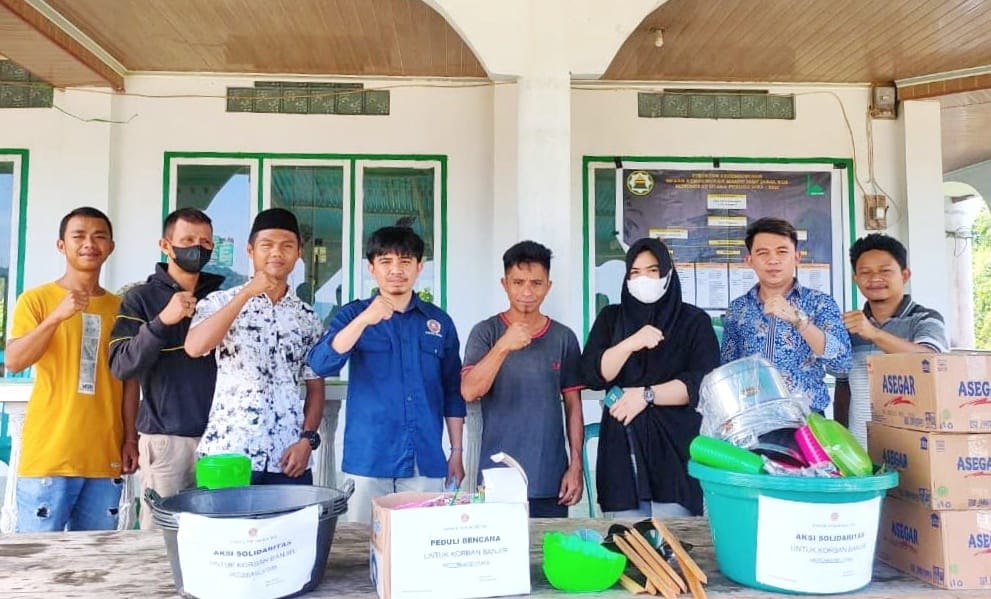 Bantu Korban Banjir di Motongkad, Mamonto: Ini Bentuk Solidaritas Karang Taruna Boltim
