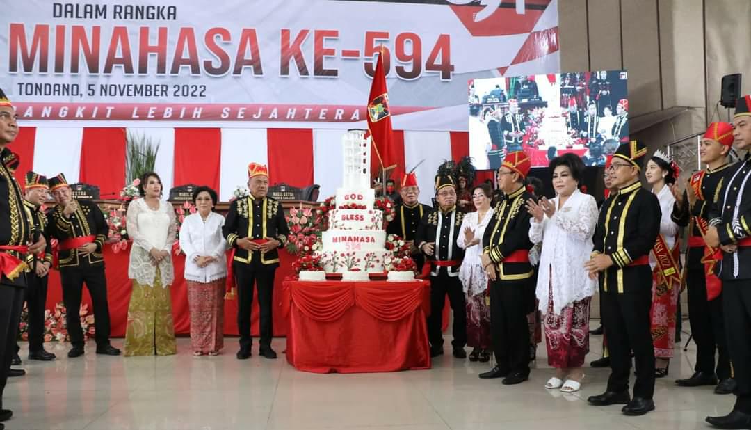 HUT ke-594, Minahasa Hebat Bangkit dan Sejahtera