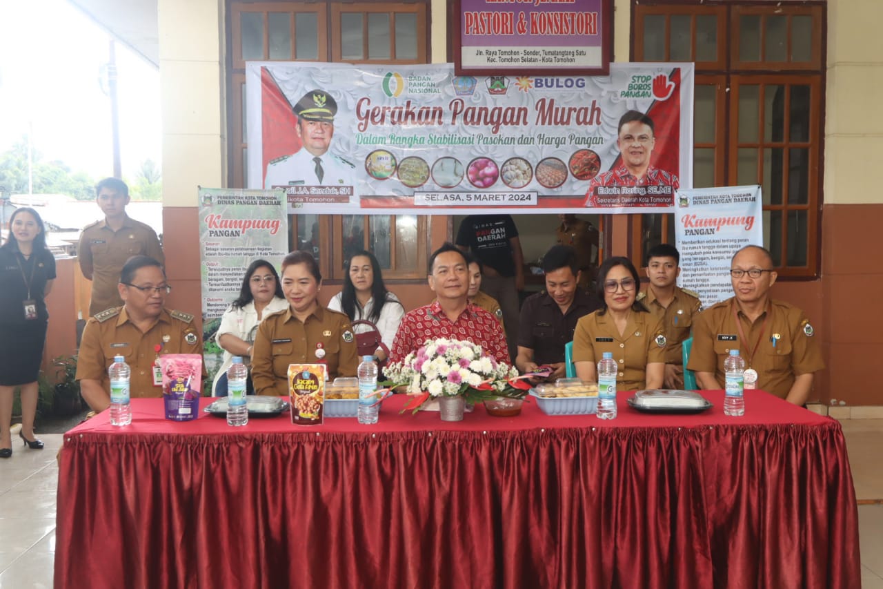 Stabilisasi Harga Beras, Pemkot Tomohon Giatkan Gerakan Pangan Murah