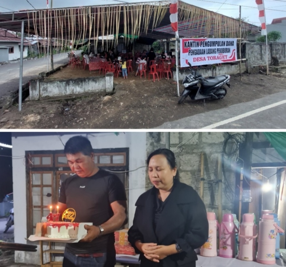 Dirikan Kantin Pembangunan, Kumtua Toraget dan Perangkat Desa Sepakat Cari Dana Buat Ladang Pekuburan 