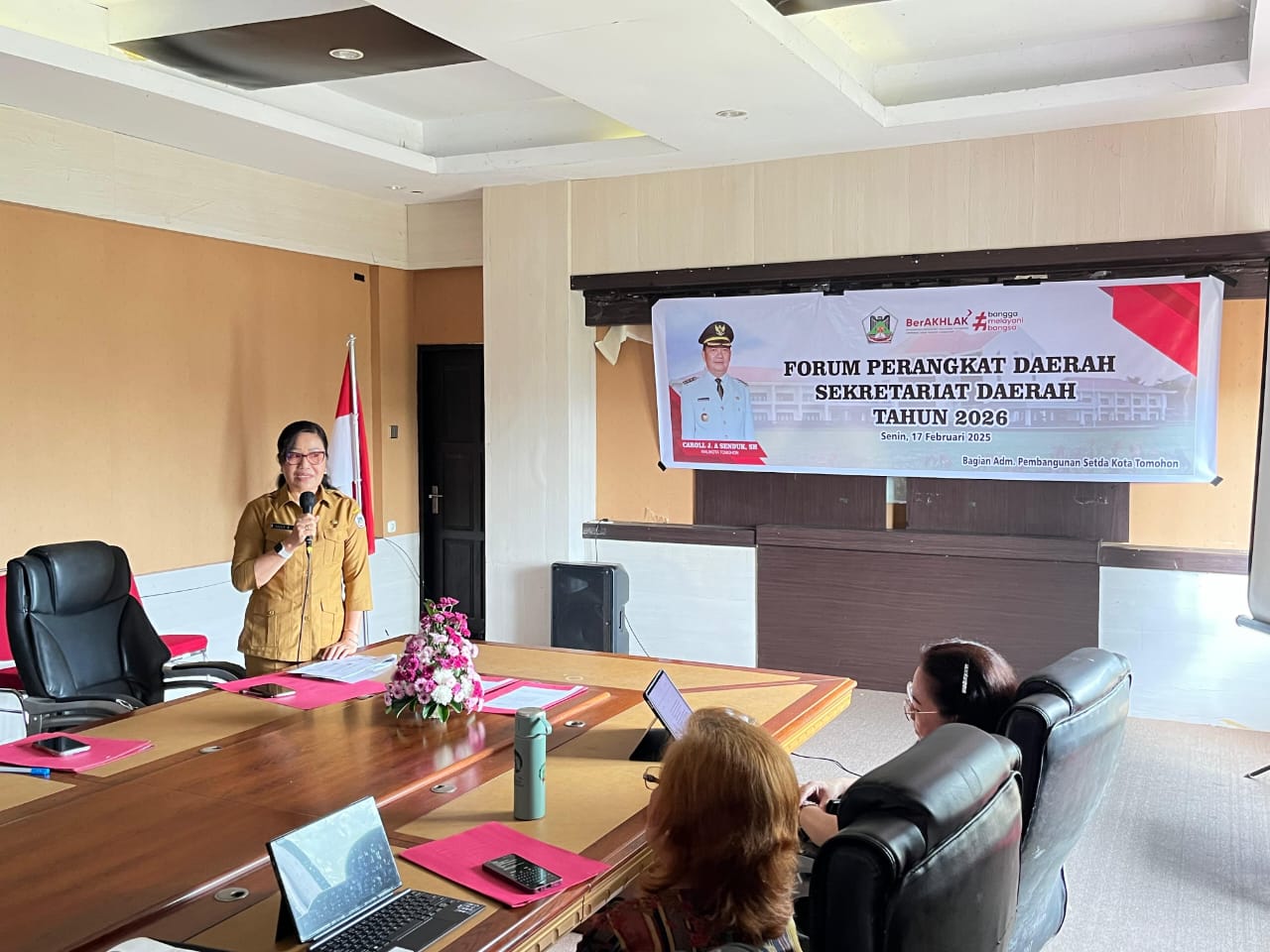 Terkait Penyusunan RKPD, Setda Kota Tomohon Gelar FPD