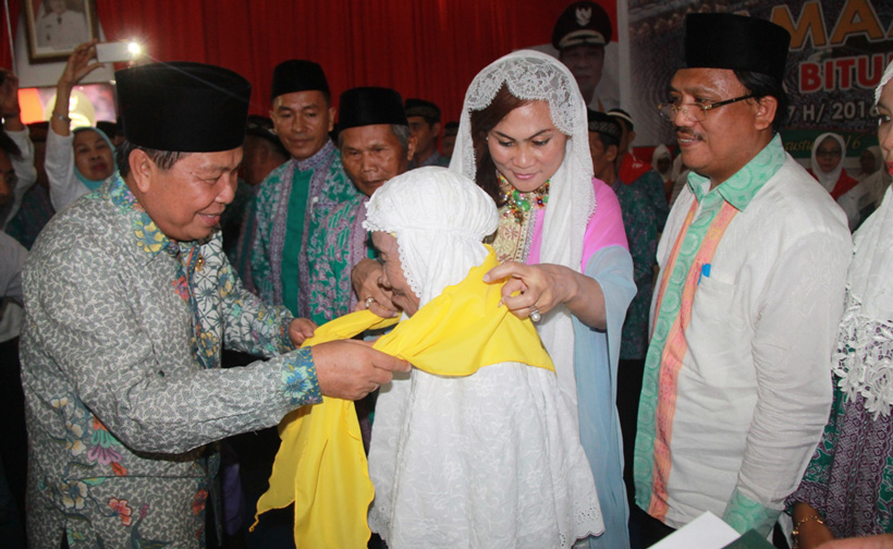 Lomban Lepas 76 Orang Calhaj Kota Bitung