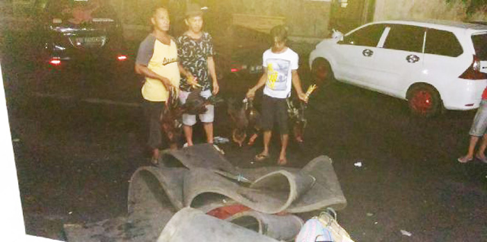 Timsus Patola Amankan 3 Tersangka Judi Sabung Ayam