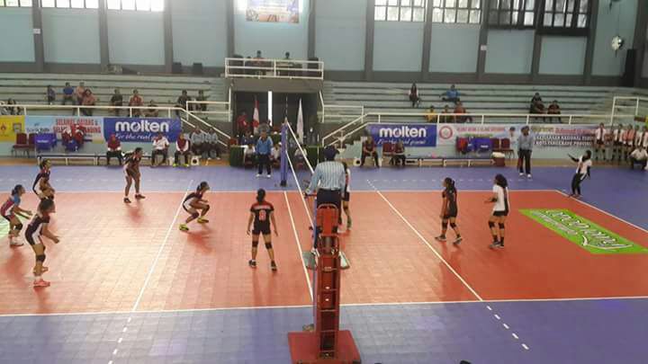 Tim Volly Putri Junior Sulut Tumbangkan Tim Lampung