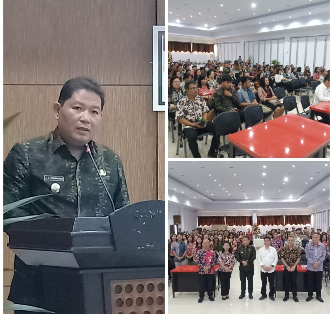 Penjabat Bupati Jemmy Kumendong Buka Rakor Pelaksanaan Tim Percepatan Penurunan dan Pencegahan Stunting di Minahasa