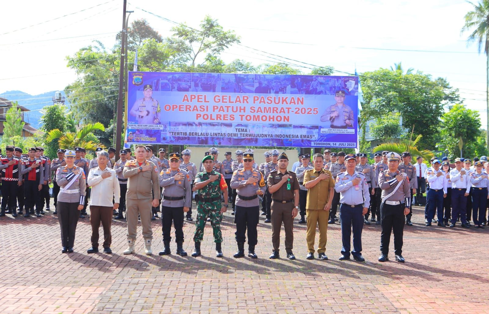 Polres Tomohon Gulirkan Operasi Patuh Samrat 2025