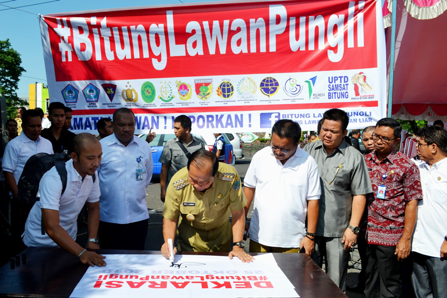 Deklarasi, Kota Bitung pun Siap Sapu Bersih Pungli