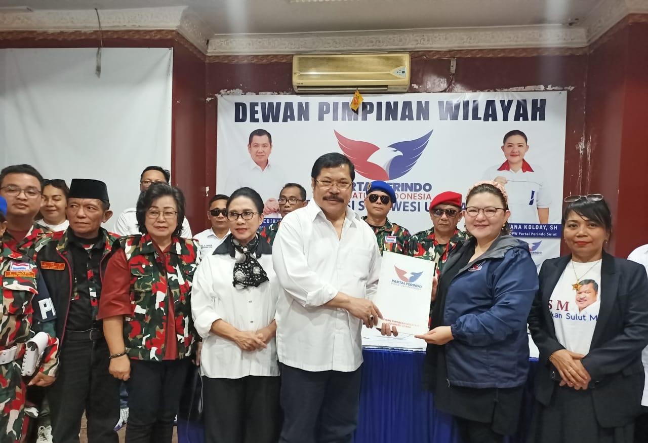 Daftar di Perindo, Jan Maringka Optimis Jadikan Sulut Maju