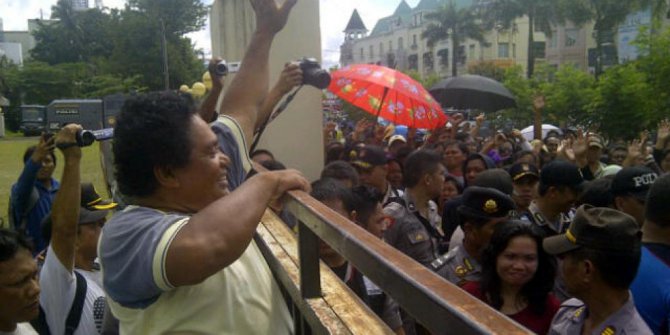 Warga Pangiang Kembali Datangi Polresta Manado