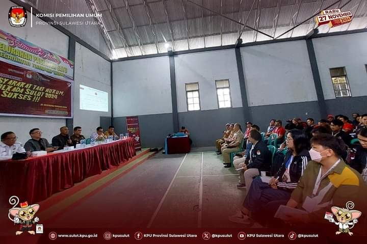 KPU Sulut Gelar Penyuluhan dan Penerapan Hukum Pilkada