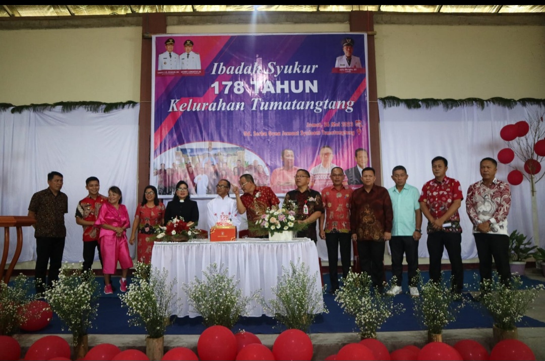 Wawali Lumentut Hadiri HUT ke-178 Tumatangtang