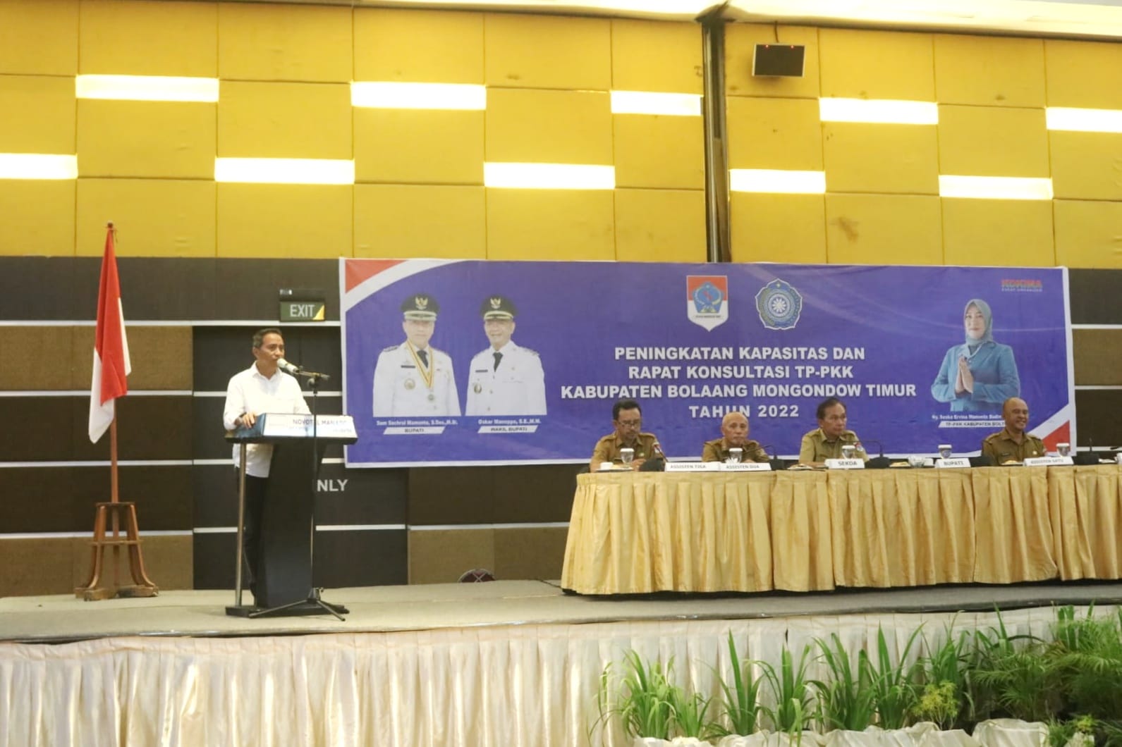 Buka Bimtek TP-PKK Boltim, Sachrul Harap Seluruh Kader Mampu Berinovasi 